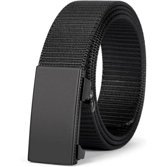 Mens Nylon Ratchet Belt Adjustable Tactical Golf Belt Work Belt for Jeans - Picture 7 of 7